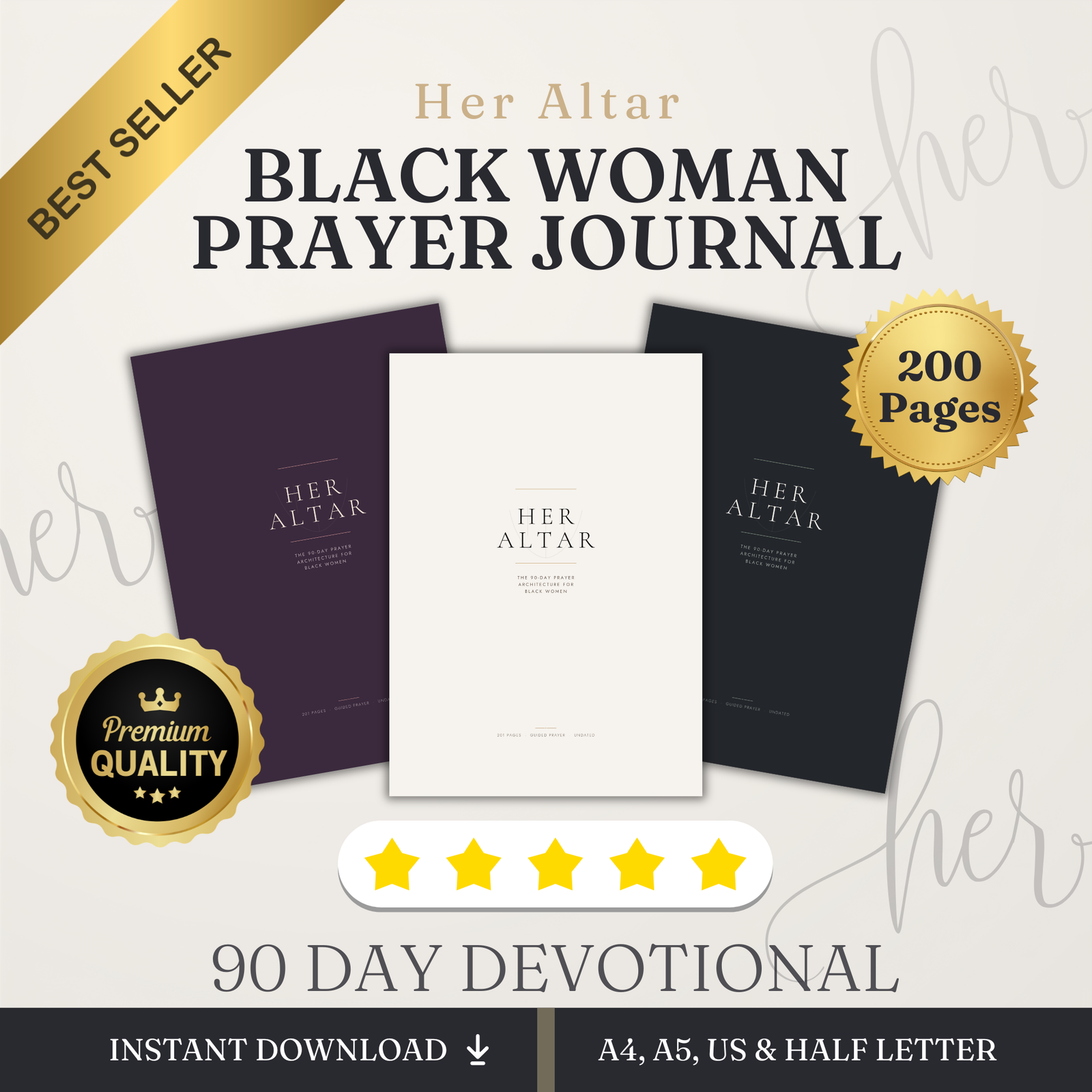 Her Altar prayer journal cover