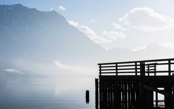 Phone set aside on a calm quiet surface