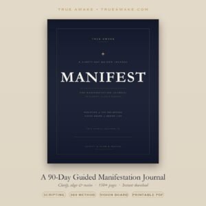Manifestation Journal, Law of Attraction Planner, Scripting, 369 Method, Vision Board, Affirmations, 90 Day Guided Dream Life, Printable PDF