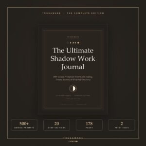 Shadow Work Journal, 500+ Guided Prompts for Inner Child Healing and Trauma Recovery | Printable + GoodNotes PDF | Self-Discovery Workbook
