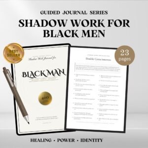 Shadow Work Journal for Black Men | Mental Health Therapy Workbook | Trauma Healing Prompts | Mens Self Care Digital Download PDF